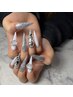 【HAND/スカルプ】オフ込み/4本アート　￥9500