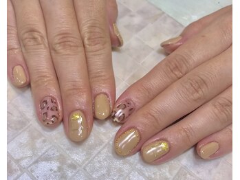 ドレス ネイルアンドアイラッシュ 梅田(Dress)/【Dress 梅田】レオパード♪