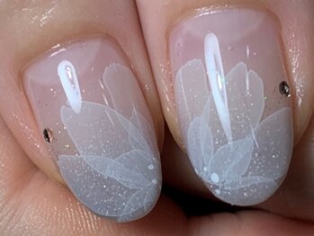 水彩ネイル10870円