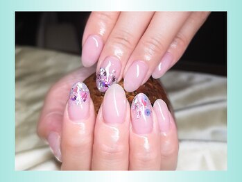 ピアチェーレ(Piacere)/キラキラホログラムネイル