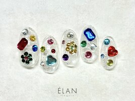 宝石箱ネイル