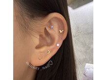 ネイルサロン ミンキー(minkey)の雰囲気（フランス式耳ツボジュエリー始めました。お問い合わせ下さい）