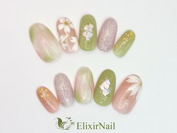 エリクサーネイル 五反田(Elixir Nail)/定額b カジュアル/クーポン使用