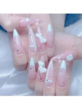 人気No.2 &nbsp;やりたいデザイン叶える 150分チップスカルプ&ジェルアートやり放題