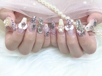 レオパードゴテゴテネイル♪