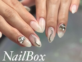 エーネイルボックス(A_NAILBOX)/ワンカラ―×ビジューデザイン◇