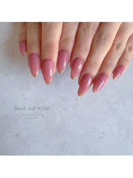 リアンスネイル ヴィヴィッド 岡山店(LianS nail ViViD)/ワンカラー＋ミラー