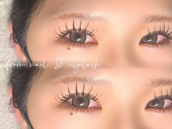 フロムネイルアンドアイラッシュ 神戸三宮(from nail&eyelash)/上下LED/下まつげエクステ*