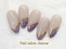 アムールユシマテン 上野湯島店(Amour)/キラキラ春夏のネイル¥7980