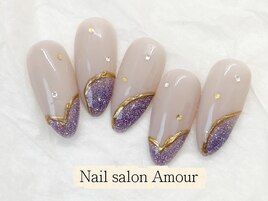 キラキラ春夏のネイル¥7980