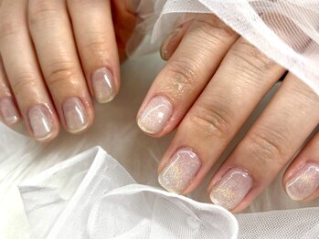 ワンカラー　ラメ