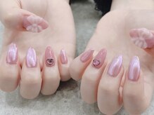 プライズアイリス アイラッシュ 池袋東口店(prize Iris eyelash)/うるうるピンクネイル