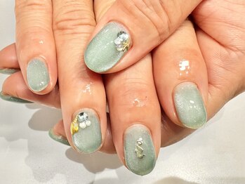クォーターリゾートネイル(QUARTER RESORT nail)/マグネットネイル☆