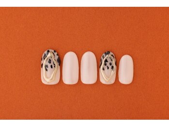 エムスラッシュネイル 本牧店(M SLASH)/レオパード柄ネイル