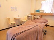 エステルームは３部屋。すべて個室になります。