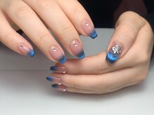 ダークハニー 池袋店(Dark Honey)/ブルーマグネットフレンチグラデ