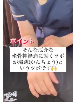 ツボミ(tubomi)/腰痛に効くツボ５