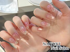 やさしい雰囲気ネイル