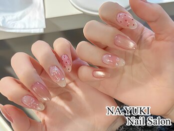 やさしい雰囲気ネイル