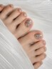 【foot】*定額デザイン シンプルコース マグネットorフラッシュ オフ込