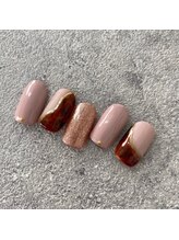 ベーシック ネイルウィザードアカデミー 麻布十番店(Basic×NailWizardAcademy)/【定額Season】AutumnデザインF