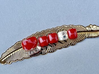 ショコ アンド ラム(Syoko&Lum)/ガラスフレンチ風フットネイル☆