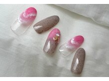 スピードネイル アンド アイ 宮交シティ店/#98 【波×砂】