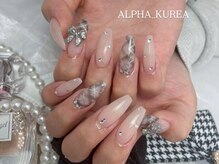 ベルグローアルファネイル(BELLE GROW ALPHA NAIL)/チェックネイル♪