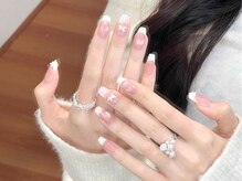 ナユキ 西武新宿店(NA.YUKI)/冬のスノーホワイトネイル