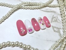 ルミエ(Lumie)/ドライフラワーネイル