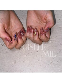 ジゼルネイル(Gisele Nail)/フラッシュ×うるうるストーン