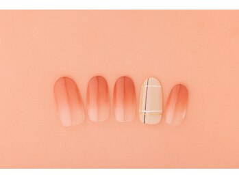 エムスラッシュネイル 本牧店(M SLASH)/チェック柄×グラデーション