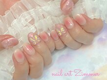 ネイルアート ジマー/チークネイル/パラジェル/韓国