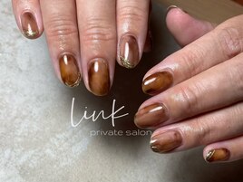 秋色ニュアンスネイル