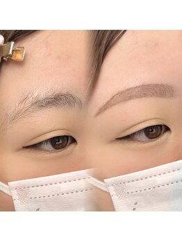 チルアンドアイ 千葉駅前店(Chill&Eye)/美眉スタイリング/BeforeAfter