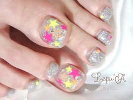 フット2本アート