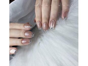 アユミネイル 川崎(Aumi nail)/マグベースガラスフレンチ！