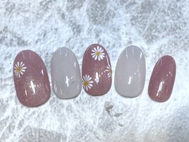 フラワー×くすみピンク【定額】