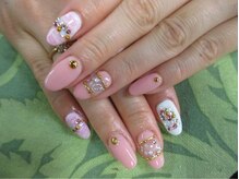 ココネイル(COCO NAIL)/ストーン　ピンクマーブル