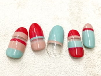 スリープ 中目黒(Sleep nakameguro)/ボーダーネイル