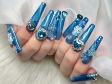 ネイルアイラッシュサロン ジョアアンジェ 難波店(joie ange)/アプレ　推しネイル　マグネット