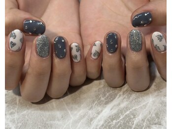 パーミル アイ アンド ネイル クマモト(permille ‰ eye&nail Kumamoto)/ハートネイル