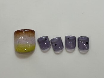 ネイルメゾン 天神店(NAIL MAISON)/グラデもやもや星夏¥8500