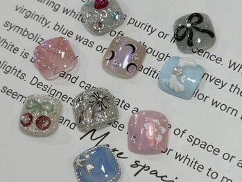 ネイルメゾン 渋谷店(NAIL MAISON)の写真/【7500円フットSコース】韓国系からトレンドデザインまで豊富にご用意♪　足元からかわいくしませんか？☆