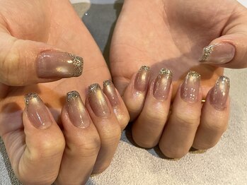 マグネット ラメフレンチ