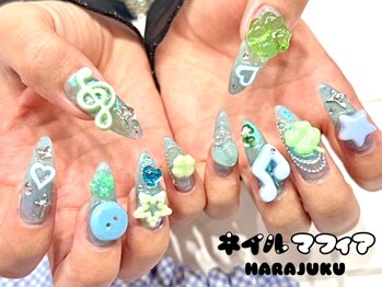 ネイルマフィア 原宿(NAIL MAFIA)の写真/【可愛いカラーとパーツmixでこだわり派1ランクup】最新種類など豊富にご用意◎欲しいパーツが見つかるお店