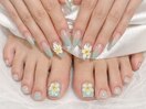 夏ネイル プルメリアネイル