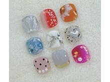 ふるーる/フットネイルデザイン