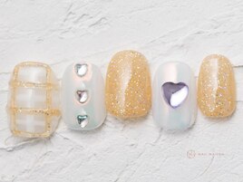 ぷっくりチェックラメ￥10550