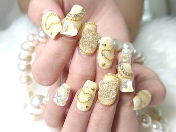 アンバーテン(Amber10)/持ち込みデザイン|ジェルネイル